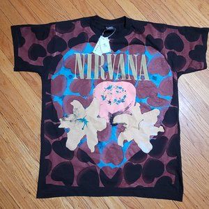 Nirvana Heart Shaped Box Vintage Reprint T-Shirt | XL | Band T-Shirt